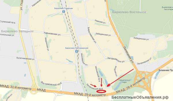 Гараж 18 м2 в Бирюлёво Восточное