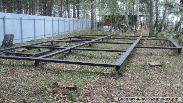 Фундамент на винтовых сваях