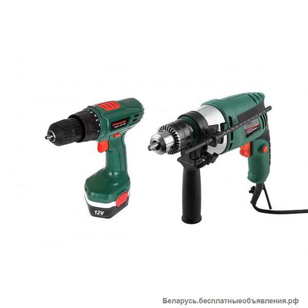 Дрель акк HAMMER Flex ACD120LE+Дрель уд Hammer Flex UDD500LE