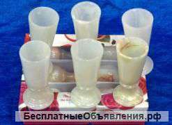 Набор рюмок из оникса из 6 штук