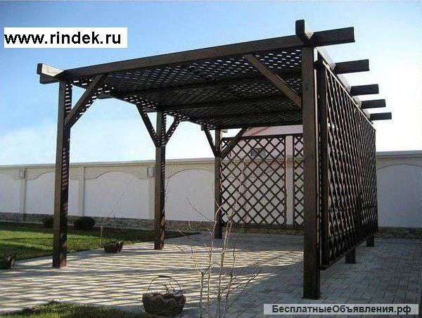 Пергола. Шпалера. ДПК. Декинг.