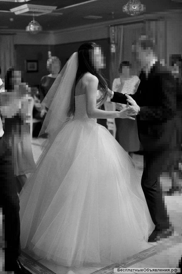 Нежное воздушное свадебное платье