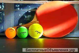 Проводится набор детей в группу по настольному теннису