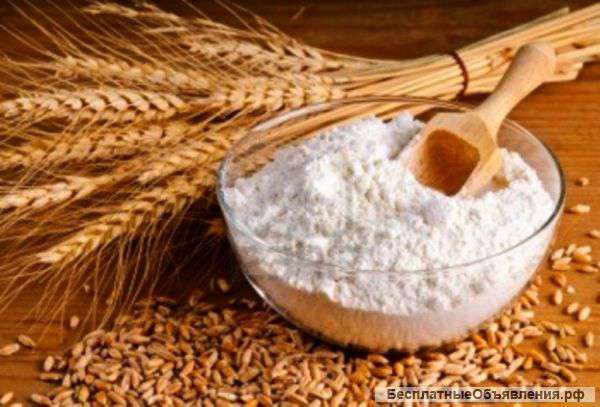 Муку, крупу в ассортименте