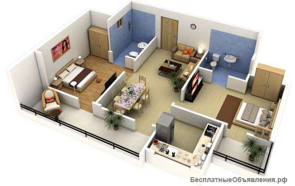 Перепланировки квартир и нежилых помещений ​​