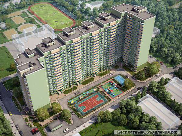 Квартиру в 15 км от МКАД в новостройке