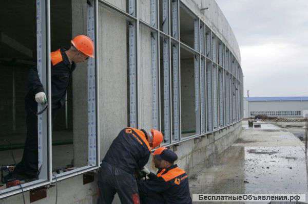 Фасадное остекление, остекление домов, панорамное остекление дома, стеклянный фасад дома