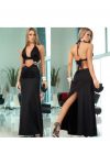 Соблазнительное длинное платье с открытой спиной артикул - Артикул: A3230