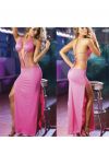 Соблазнительное длинное платье с открытой спиной артикул - Артикул: A3231