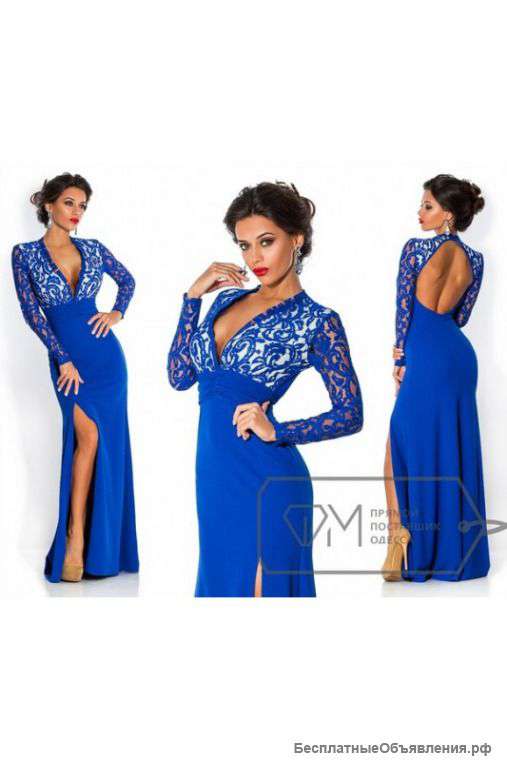 Вечернее платье с открытой спиной артикул - Артикул: Am8002-1