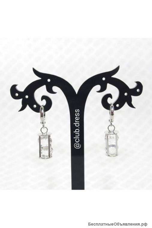 Серьги" Песочные часы" артикул - Артикул: ser_07-1