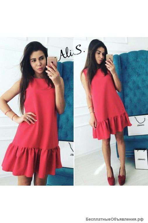 Платье с волонами артикул - Артикул: Am9220-1