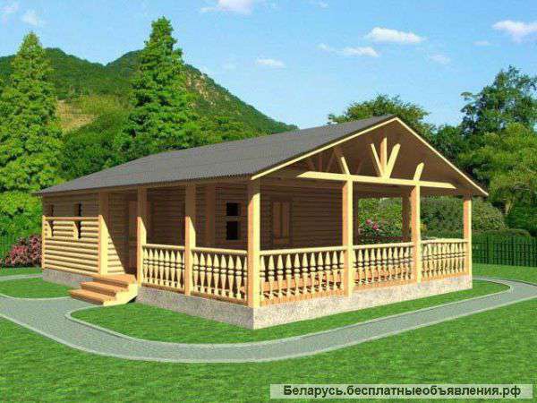 Сруб Бани Камилла новый. Доставка и установка