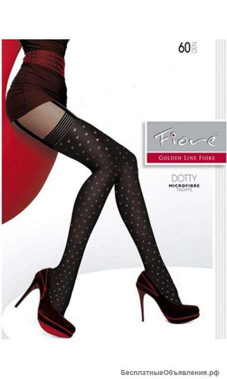 Колготки имитация чулков Fiove Dotty артикул - Артикул: A_134