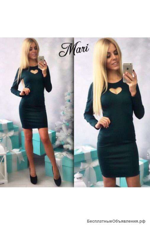 Классическое платье с декольте артикул - Артикул: Ам9295-2