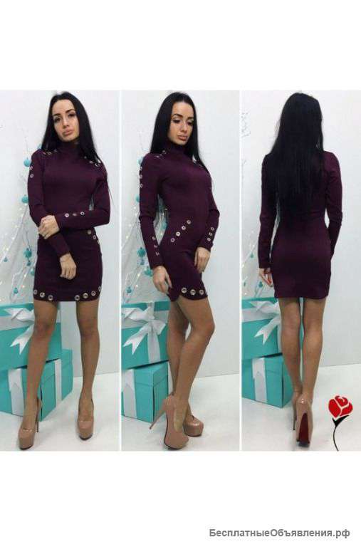 Платье под горло артикул - Артикул: Ам9366-3