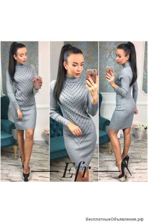 Платье под горло артикул - Артикул: Ам9324-1