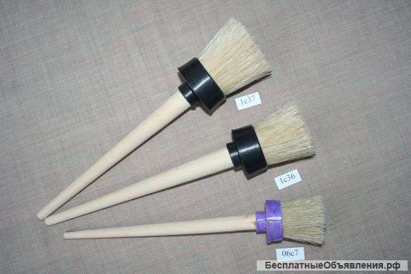 Кисти круглые и флейцевые