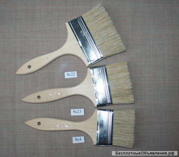Кисти круглые и флейцевые