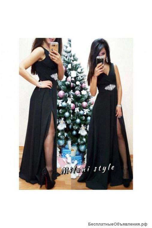 Вечернее платье с декольте артикул - Артикул: Ам9390