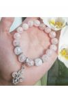 Браслетик с сахарным кварцем артикул - Артикул: bras_014-1