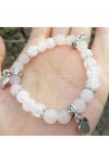 Браслетик с сахарным кварцем артикул - Артикул: bras_014-2