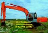 Аренда болотного гусеничного экскаватора Hitachi 200 от собственника в СПб