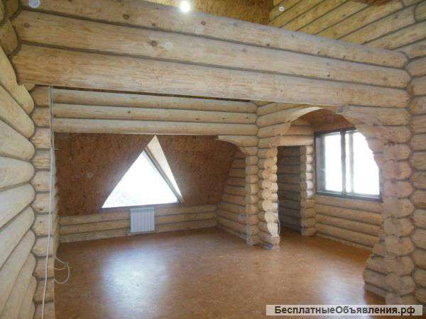 Срубы домов, бань, беседок