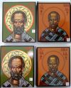 4 шт. писаных миром иконы Николая чудотворца