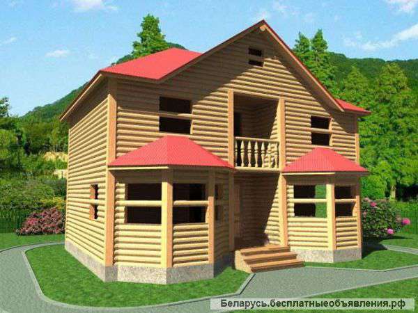 Сруб Дома бернар недорого.доставка и установка.