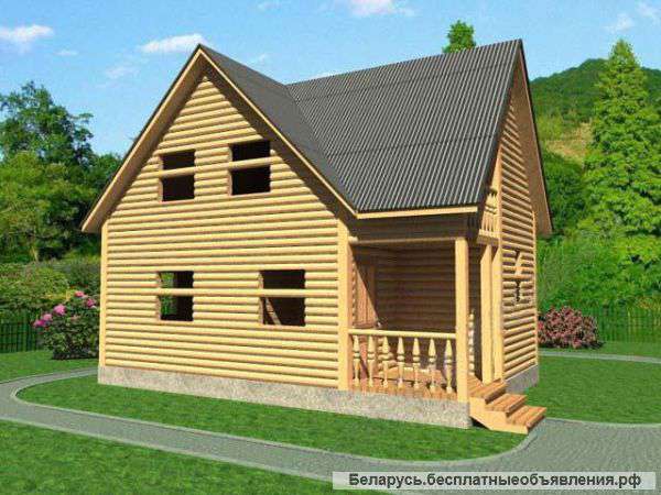 Сруб Дома спартак доставка и установка