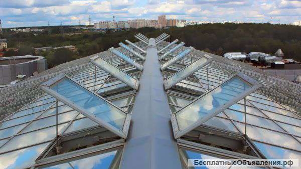 Электроприводы для окон, зенитные фонари