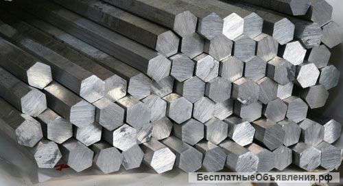 Шестигранник дюралюминиевый Д16 ГОСТ 21488-97