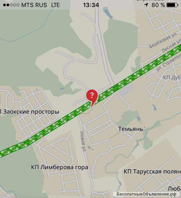 Участка площадью 11 соток