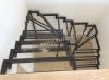 Лестницы на металлическом каркасе арт005