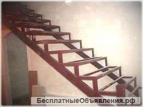 Лестницы на металлическом каркасе арт008