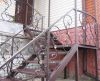Лестницы на металлическом каркасе арт021
