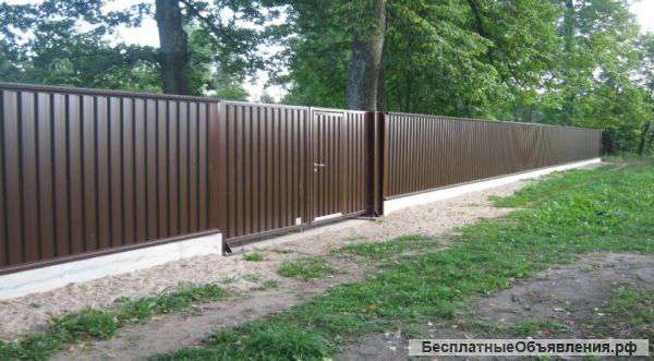 Забор. Установка, ремонт, замена. Ворота, калитки