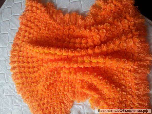 Детские пледы из помпонов.