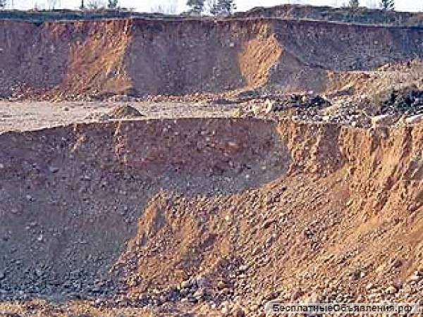 Щебень, песок