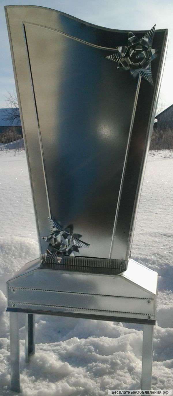 Памятники и надгробия из оцинковки