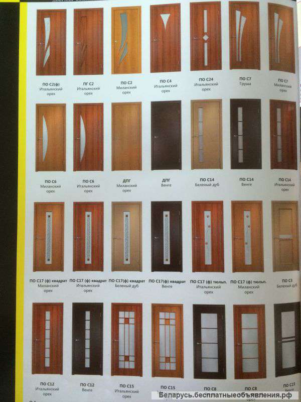 Двери межкомнатные от разных производителей