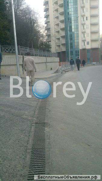 Лотки водоотводные MAXI, дождеприемники, желоба, решетки, дренаж