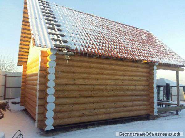 Отличный участок с баней в деревне