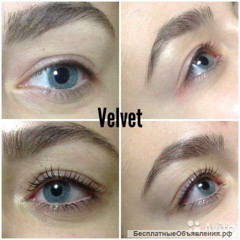 Реконструкция ресниц Velvet