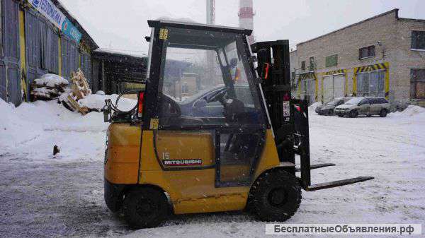 Погрузчик вилочный бензин Mitsubishi FG15