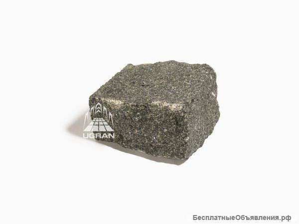 Колотая брусчатка Габбро, 10*10*5см