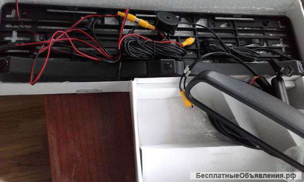 Рамка номера с камерой и парктроником + зеркало с монитором