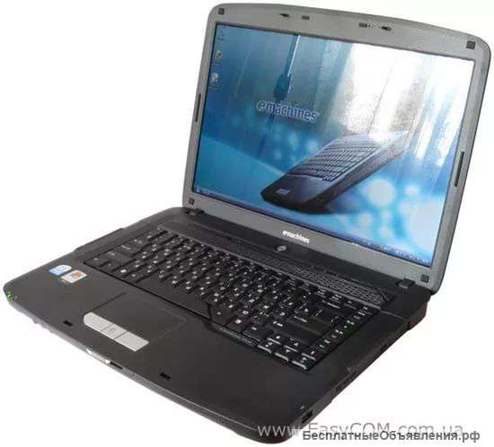 Ноутбук E-machines E510 2 ядра 1733 Mhz 2 Gb 120 hdd 15.4" dvd-rw cr usb lan wi-fi Работа