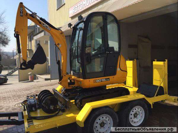 Прицеп 9835-20 для перевозки мини экскаватора